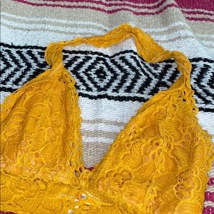 Halter brallete! Yellow! Cheap!